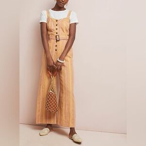 Anthropologie button jumpsuit